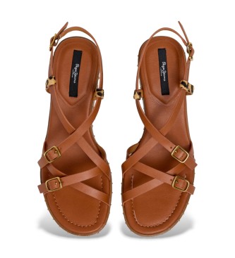 Pepe Jeans Carrie Straps-sandaler, bruna