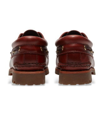 Timberland Authentic brown leather boat shoes