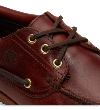 Timberland Authentic brown leather boat shoes