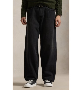 Polo Ralph Lauren Svarta Rivington Relaxed-jeans