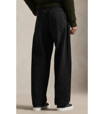 Polo Ralph Lauren Svarta Rivington Relaxed-jeans