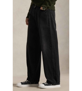 Polo Ralph Lauren Svarta Rivington Relaxed-jeans
