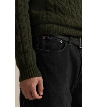 Polo Ralph Lauren Svarta Rivington Relaxed-jeans
