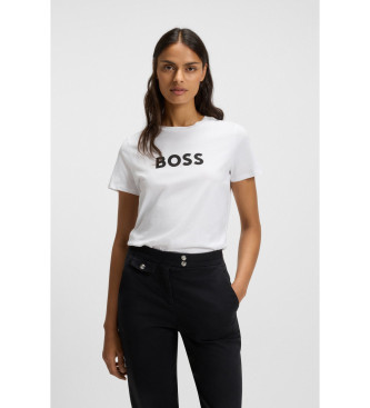 BOSS Bela majica Elogo
