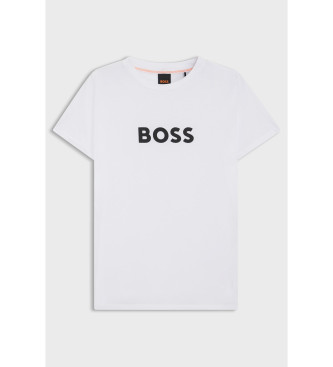 BOSS Bela majica Elogo
