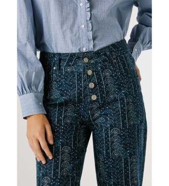 Pepe Jeans Pantalon Tini bleu marine