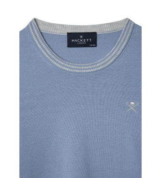Hackett London Camisola de algodão azul