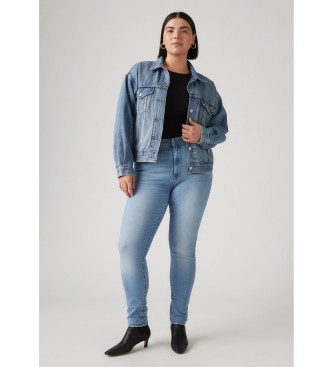 Levi's Calças de ganga 721 de cintura alta e corte justo, azuis