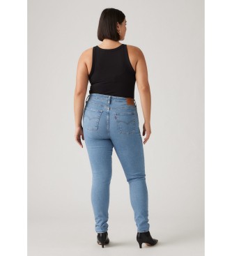 Levi's Calças de ganga 721 de cintura alta e corte justo, azuis