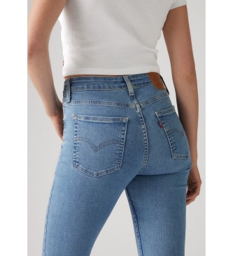Levi's Calças de ganga 721 de cintura alta e corte justo, azuis
