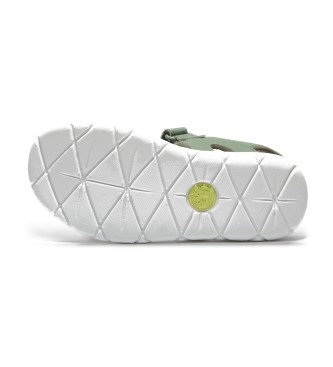 Timberland Sandálias de pele com tira no calcanhar Perkins Row, verdes
