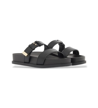 A|X Armani Exchange Black clog sandals