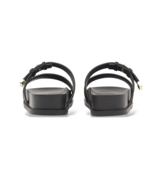 A|X Armani Exchange Black clog sandals