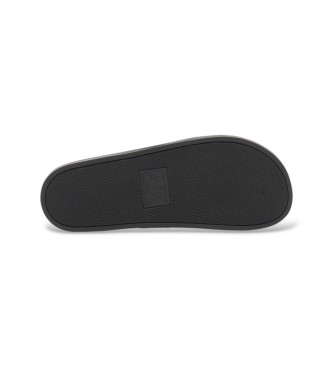 A|X Armani Exchange Black clog sandals