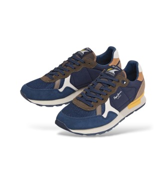 Pepe Jeans Ténis Brit Essence azul-marinho