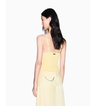 A|X Armani Exchange Haut en maille jaune