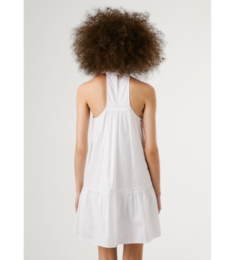 Pepe Jeans Hvid Lena-kjole