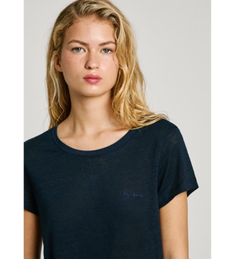 Pepe Jeans Camisola de manga curta Megan azul-marinho