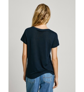Pepe Jeans Camisola de manga curta Megan azul-marinho
