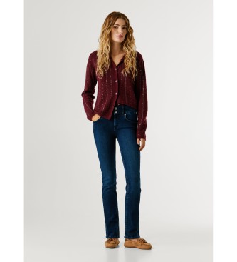 Pepe Jeans Dżinsy Slim Push Up w kolorze granatowym