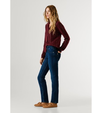 Pepe Jeans Dżinsy Slim Push Up w kolorze granatowym
