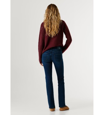 Pepe Jeans Dżinsy Slim Push Up w kolorze granatowym