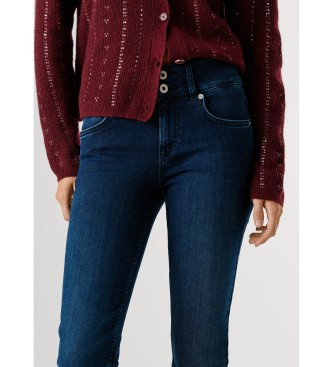 Pepe Jeans Dżinsy Slim Push Up w kolorze granatowym