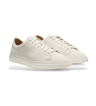 BOSS Off-white leather Kieran trainers