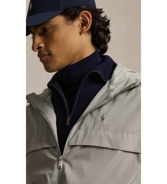 Polo Ralph Lauren Chaqueta ligera con capucha gris
