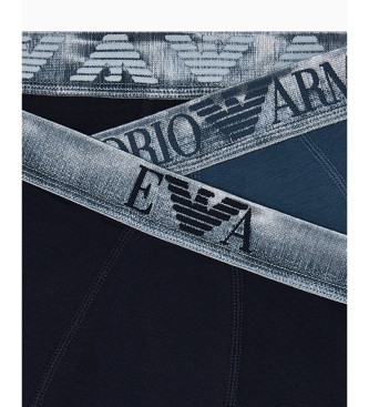 Emporio Armani 3er-Set Boxershorts im Marine-Design