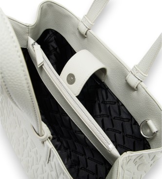 A|X Armani Exchange Taske med logo over hele overfladen 