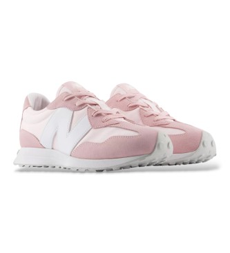 New Balance Sapatilhas de pele 327 Lace rosa