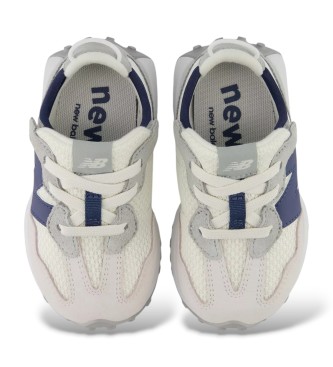 New Balance Sneakers New-B 327 in pelle con chiusura a strappo, grigie