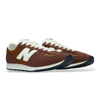 New Balance Brown leather trainers 471