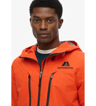 Superdry Pomarańczowa kurtka wodoodporna