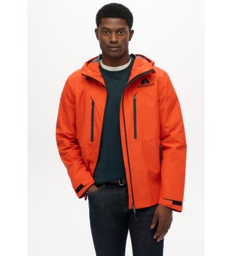 Superdry Pomarańczowa kurtka wodoodporna