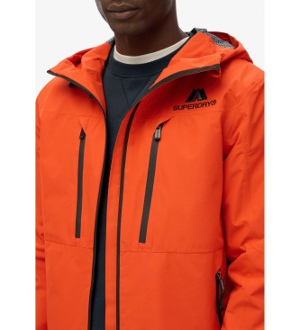 Superdry Pomarańczowa kurtka wodoodporna