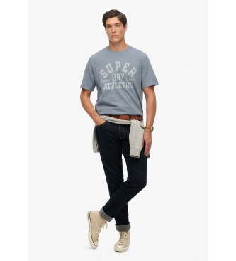 Superdry Koszulka Athletic Essential w kolorze jasnoniebieskim