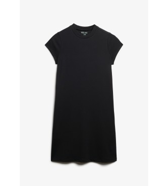 Superdry Schwarzes Line Mini-Kleid