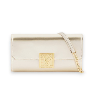 A|X Armani Exchange Guldfarvet Wallet-taske