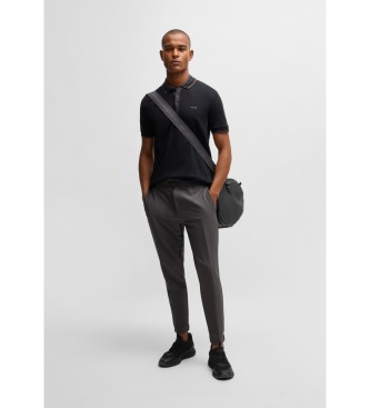 BOSS T Flex trousers, dark grey