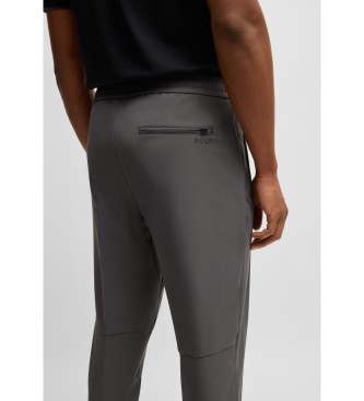 BOSS T Flex trousers, dark grey