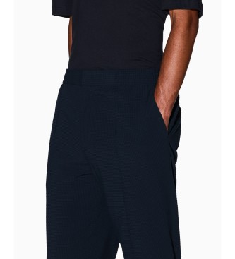 A|X Armani Exchange Calças Combi azul-marinho