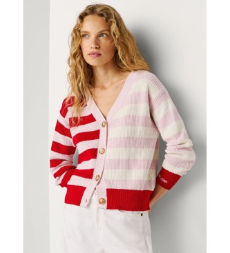 Pepe Jeans Kimma-kofta, kungsblå och röd