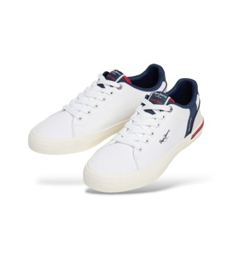 Pepe Jeans White Kenton State trainers