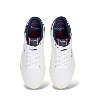 Pepe Jeans White Kenton State trainers