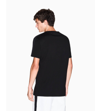 A|X Armani Exchange Effen T-shirt met normale pasvorm, zwart