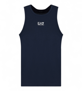 EA7 Marinblå ärmlös t-shirt