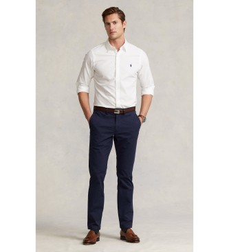 Polo Ralph Lauren Slim-fit white garment-dyed Oxford shirt