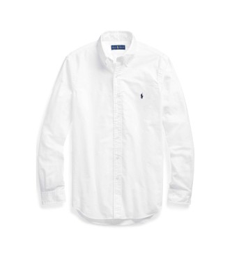 Polo Ralph Lauren Slim-fit white garment-dyed Oxford shirt
